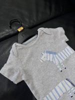 Set bodysuit, quần dài và mũ Mothercare màu xám (9→12m) - Ảnh 6