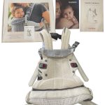 Địu Baby Bjorn màu kem (0->3y, tối đa 15kg, full box)