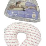 Gối cho bú Boppy Red Love Letters ( còn túi đựng)