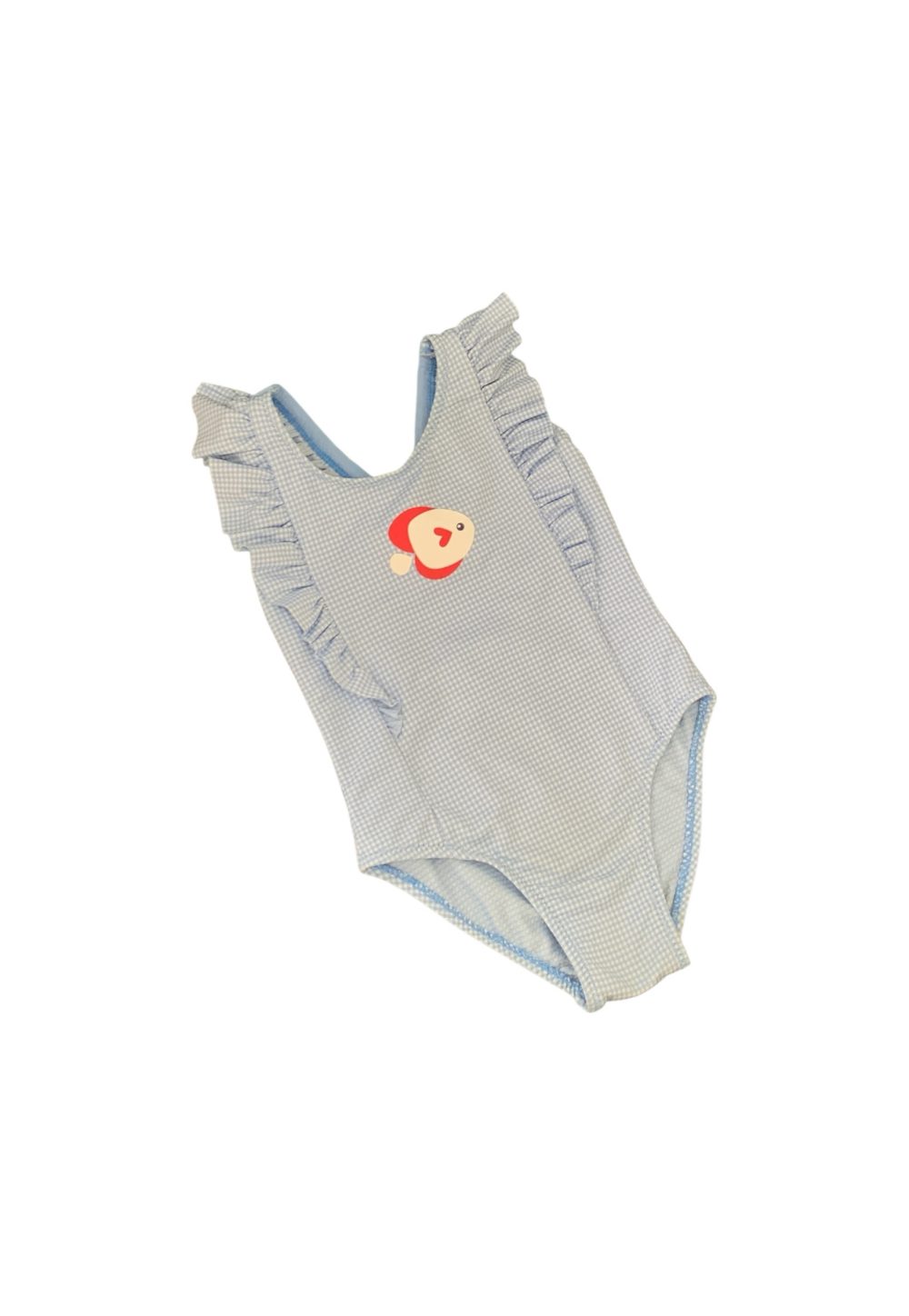 Bộ đồ bơi caro Obaibi hoạ tiết con cá (18M) - Ảnh 1