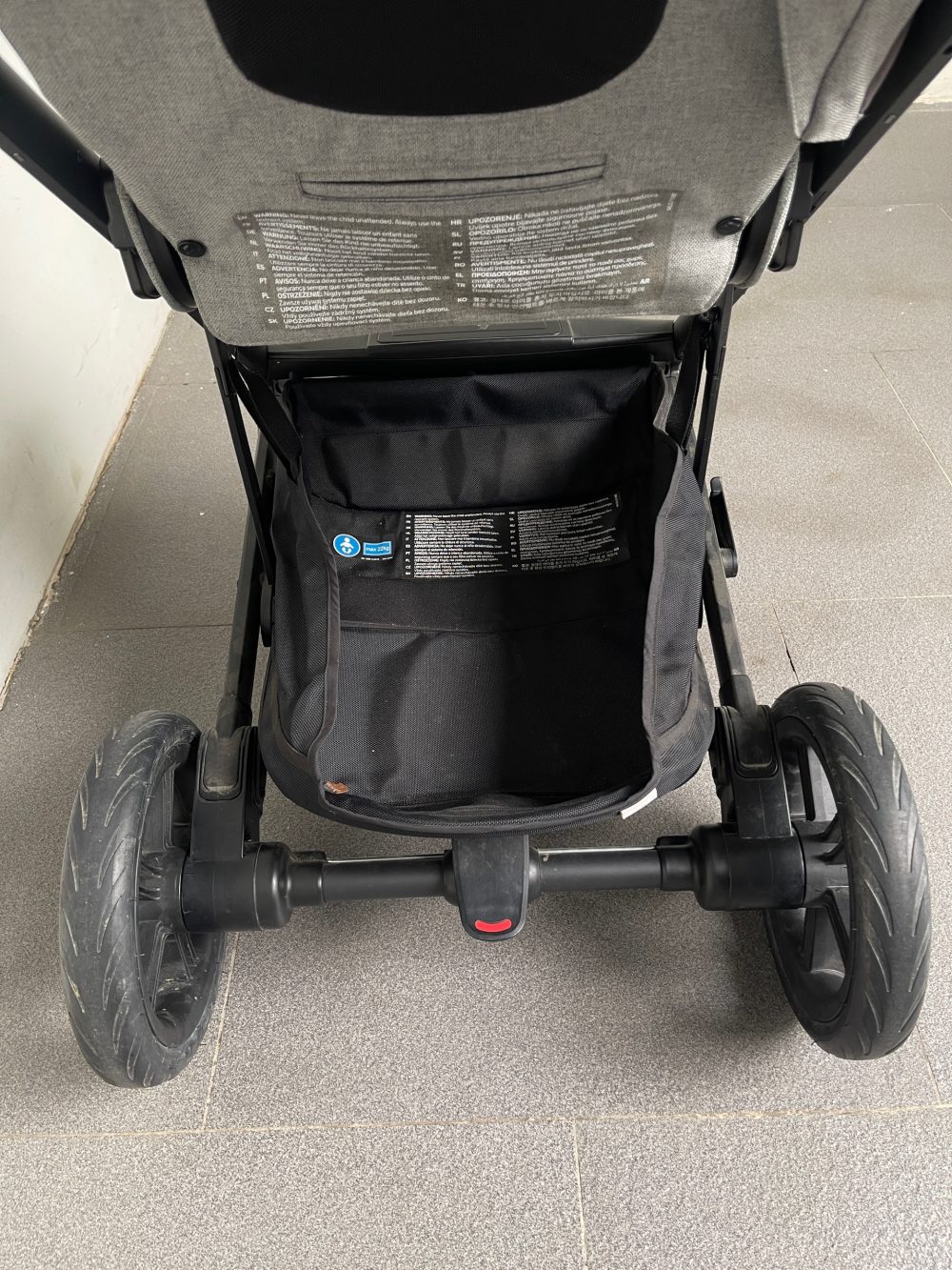 Xe đẩy Nuna mixx next màu granite, kèm túi giữ ấm Nuna và Adapter ( size: 0->22kg) - Ảnh 12