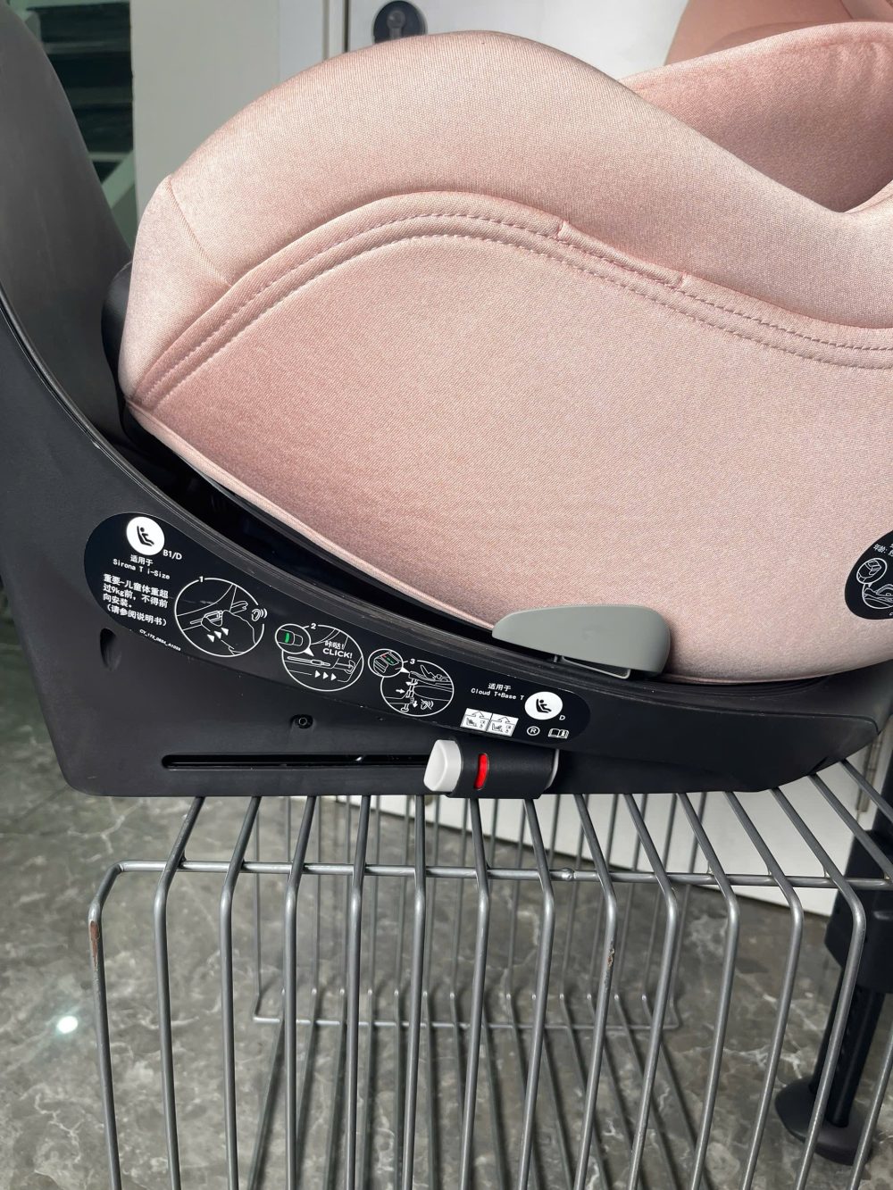 Carseat Cybex Sirona plus kèm base isofix (màu hồng) - Ảnh 16