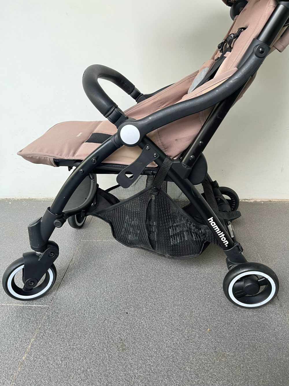 Xe đẩy gấp gọn Hamilton X1 plus màu nâu ánh hồng ( size: sơ sinh -> 20kg) - Ảnh 15