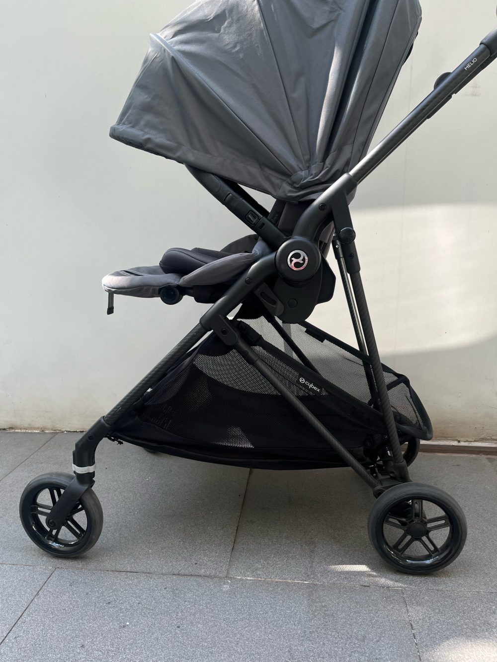 Xe đẩy Cybex melio carbon 3 màu xám ( size: sơ sinh-> 15kg) kèm đệm sơ sinh - Ảnh 14