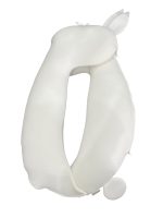 Gối thỏ Raras vải bamboo màu trắng ( size: 2m →2y)