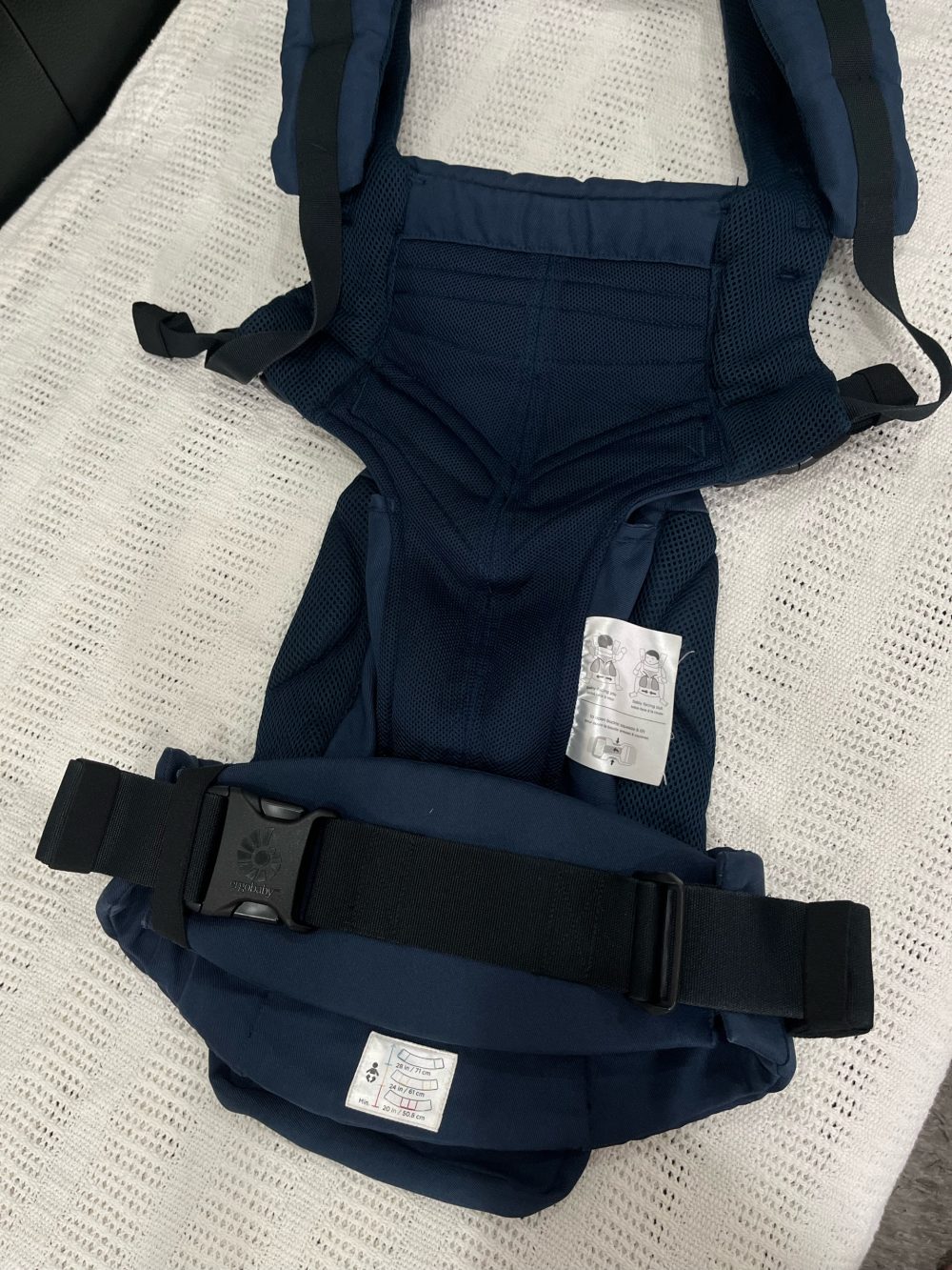 Địu Ergobaby Omni 360 Cool Air Mesh, Midnight Blue ( size: 3kg2->20kg~ 0->48m) - Ảnh 10