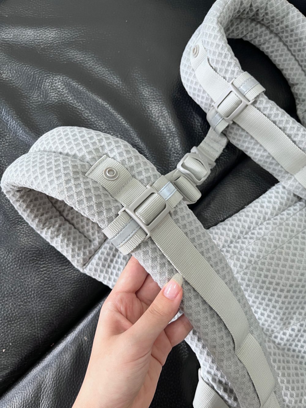 Địu Ergobaby Alta Hip Seat, Pearl Grey( size: 5kg5->20kg ~ 4->48m) full box - Ảnh 11