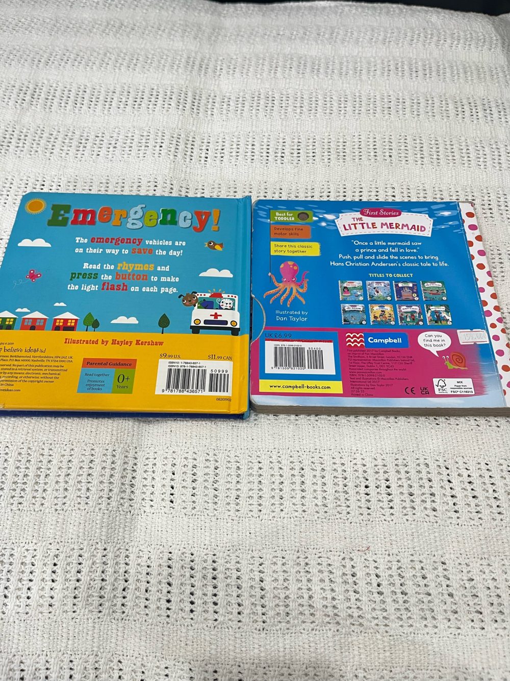 Set 2 cuốn sách tương tác First Stories: The Little Mermaid và Emergency - Ảnh 8