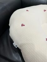 Gối chống trào ngược Rototo bebe cotton lụa hoạ tiết cherry ( còn túi đựng) - Ảnh 11
