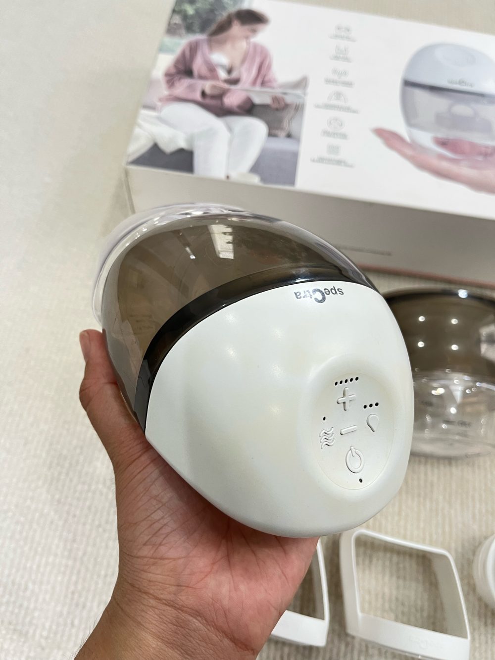 Bộ 2 máy hút sữa rảnh tay không dây Spectra Wearable ( full box) - Ảnh 2