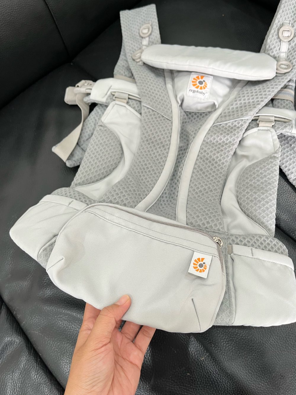 Địu Ergobaby Omni Breeze, Pearl Grey (size: 3kg2→20kg~ 0→48m) - Ảnh 5