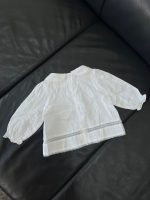 Set áo phối ren trắng, quần bí màu xám Nous Petit à petit (size 6m) - Ảnh 11