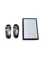 Giày búp bê Gucci da bóng màu đen - auth (fullbox) - size 21 (lòng chân 13-13.5cm)