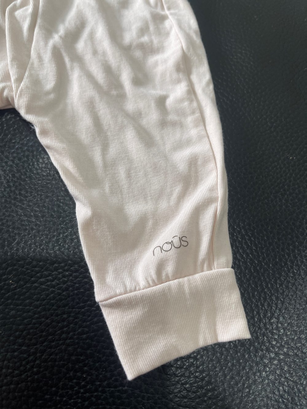 Set đồ Nous màu trắng/hồng (Size: 0->3m) - Ảnh 3