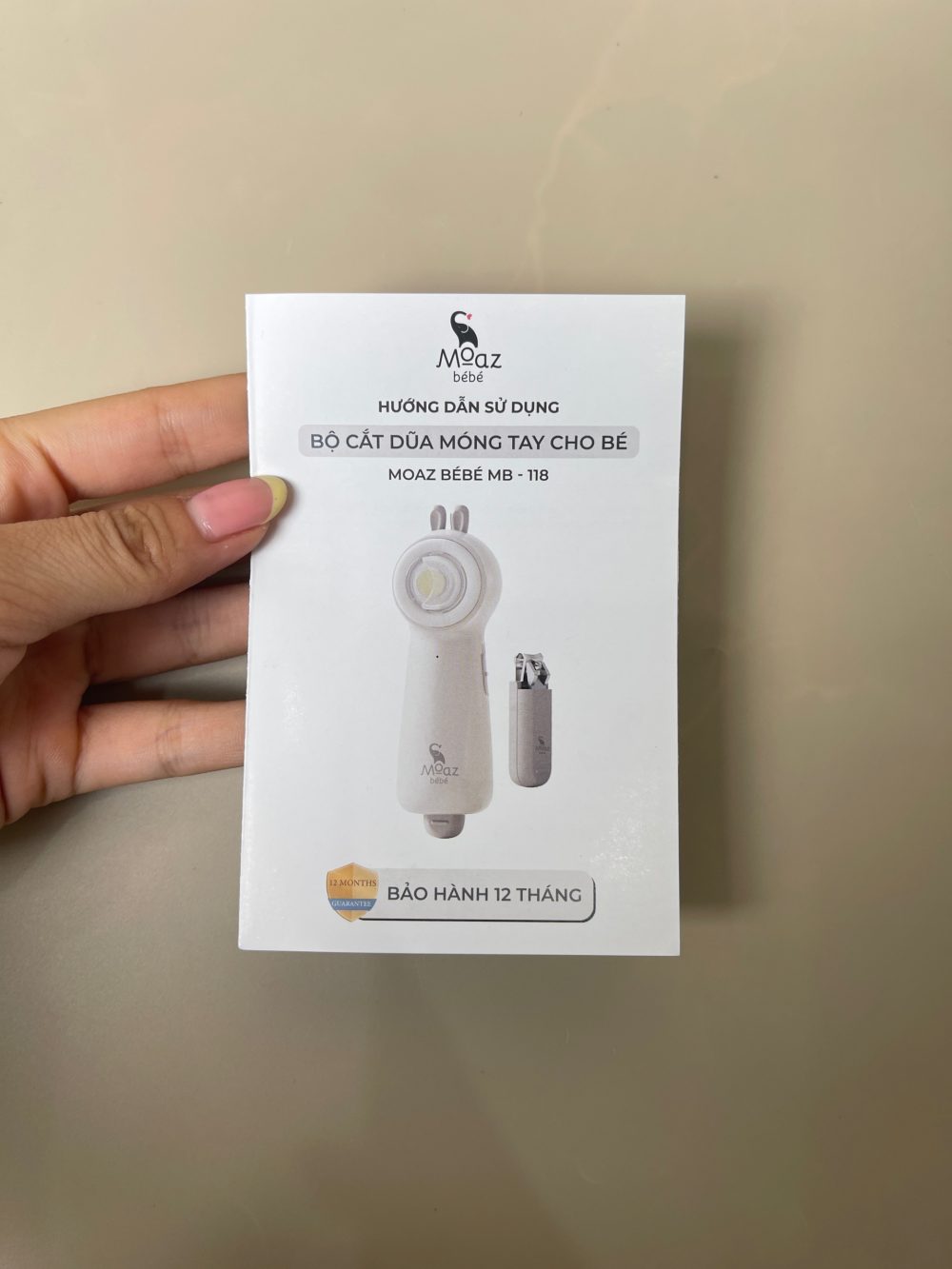Bộ cắt dũa móng tay cho bé Moaz Bébé MB 118 (full box) - Ảnh 10