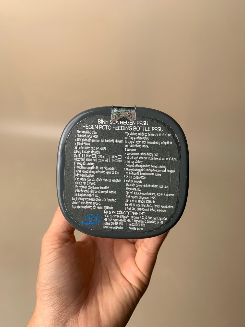 Bình sữa Hegen PPSU 150ml ( 1m+, mới 100%) - Ảnh 3