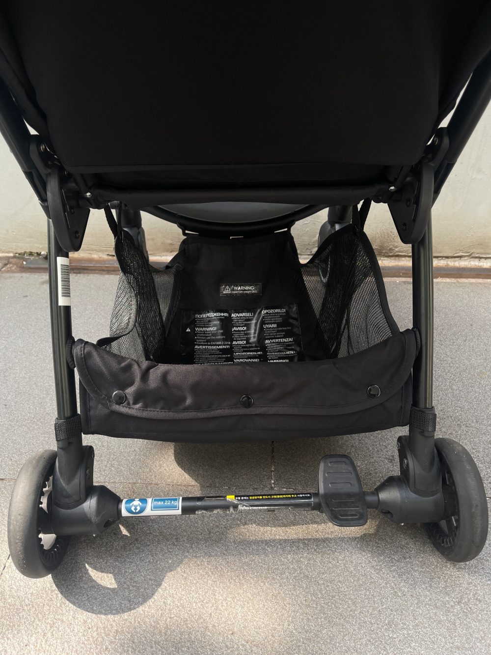Xe đẩy Hamilton X1 plus màu đen (size: 0m->4y, tối đa 20kg) - Ảnh 11