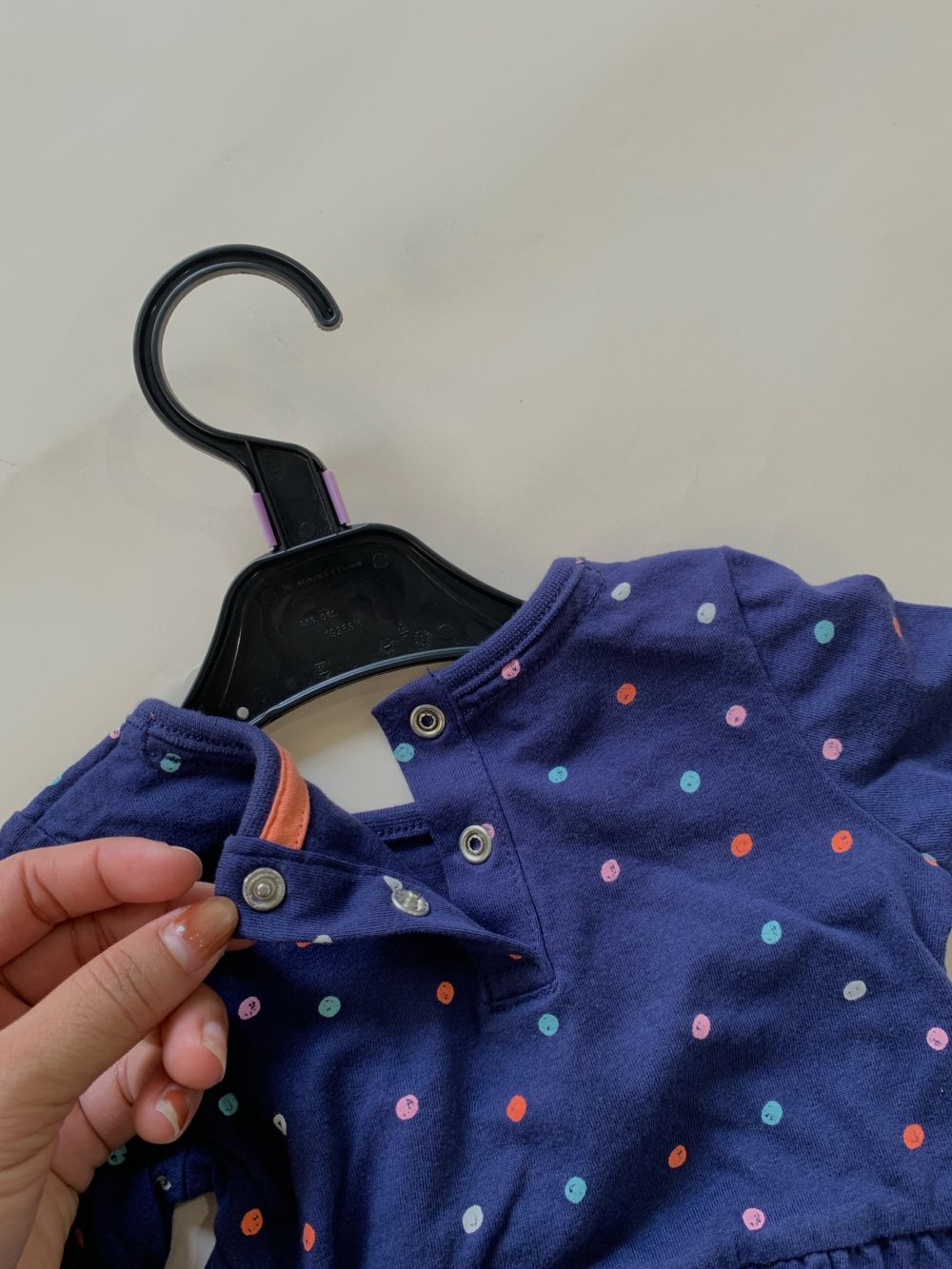 Set 2 đầm tay dài Mother Care hoạ tiết màu xám, xanh - Ảnh 5