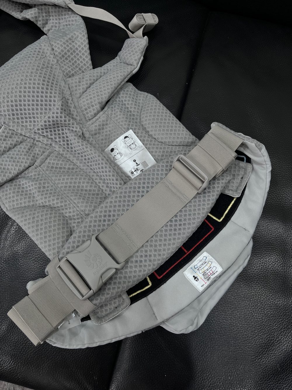 Địu Ergobaby Omni Breeze màu xám (0→4y ~ 3,2→20kg) - Ảnh 9