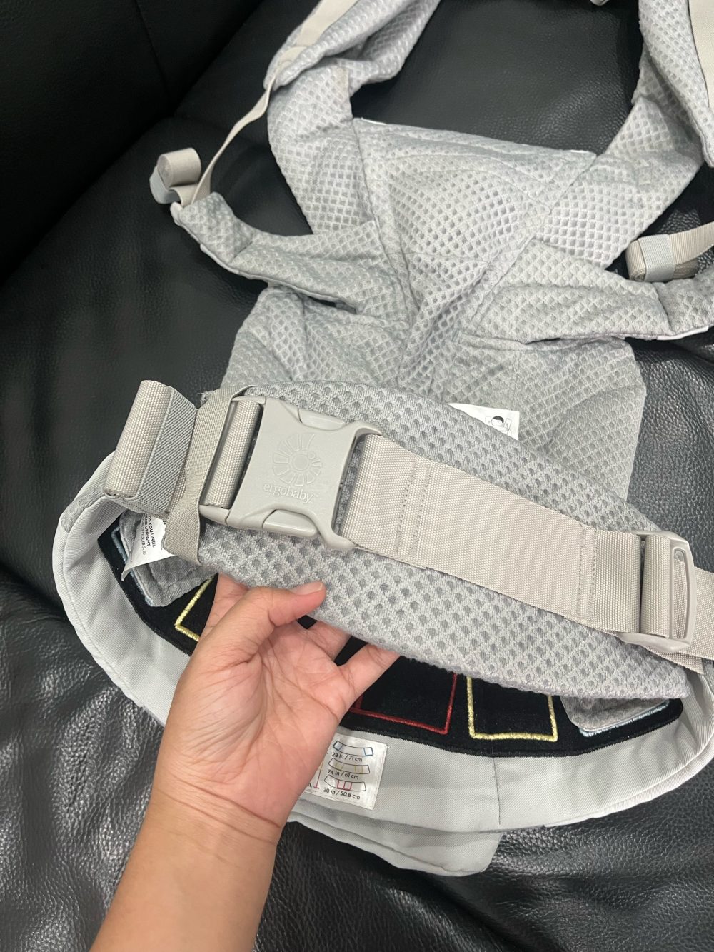 Địu Ergobaby Omni Breeze, Pearl Grey (size: 3kg2→20kg~ 0→48m) - Ảnh 10