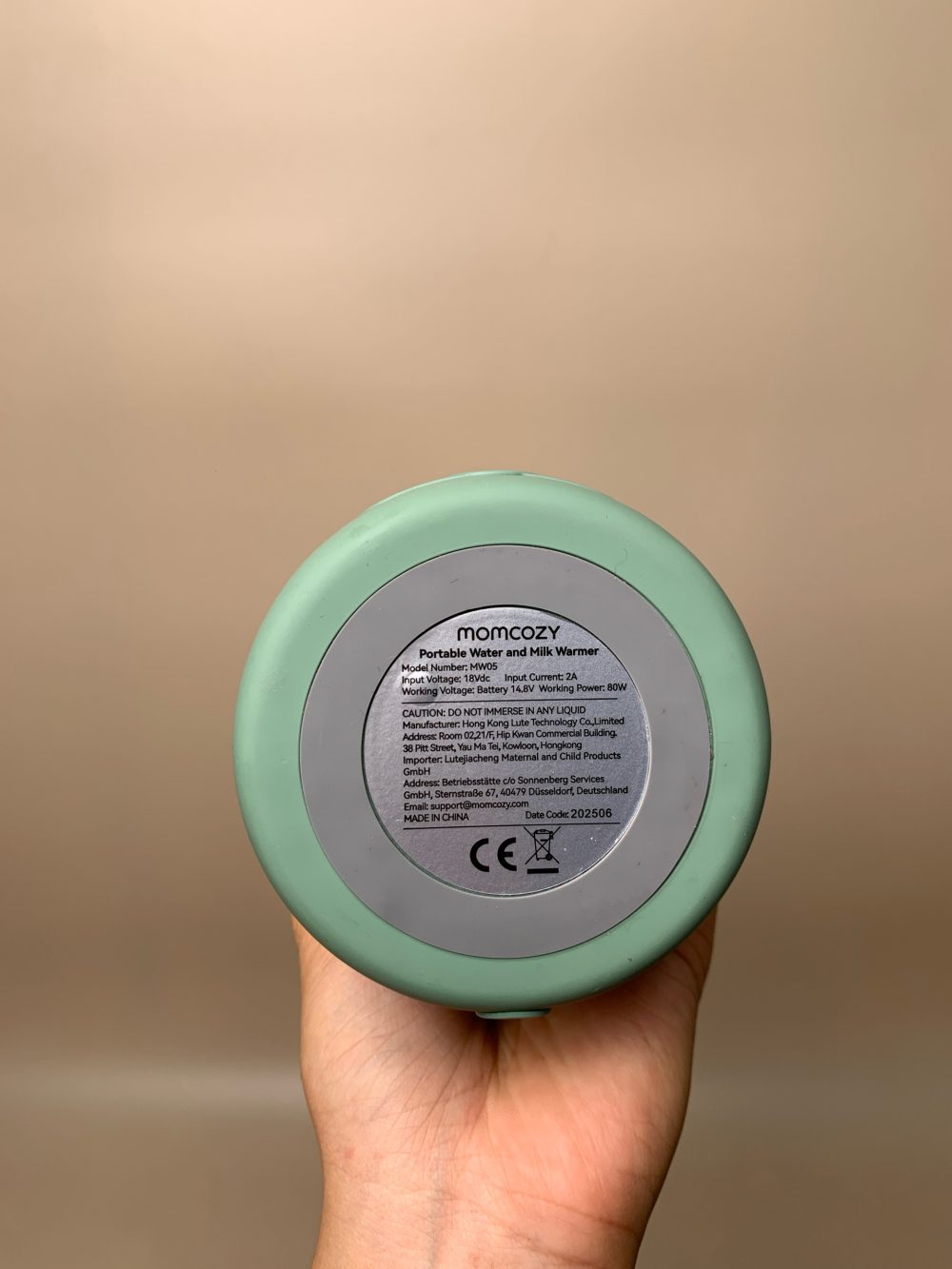 Bình hâm sữa, đun nước cầm tay Momcozy - Ảnh 6