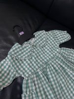 Váy caro Gingham Mothercare màu xanh (size: 6→9m) - Ảnh 7