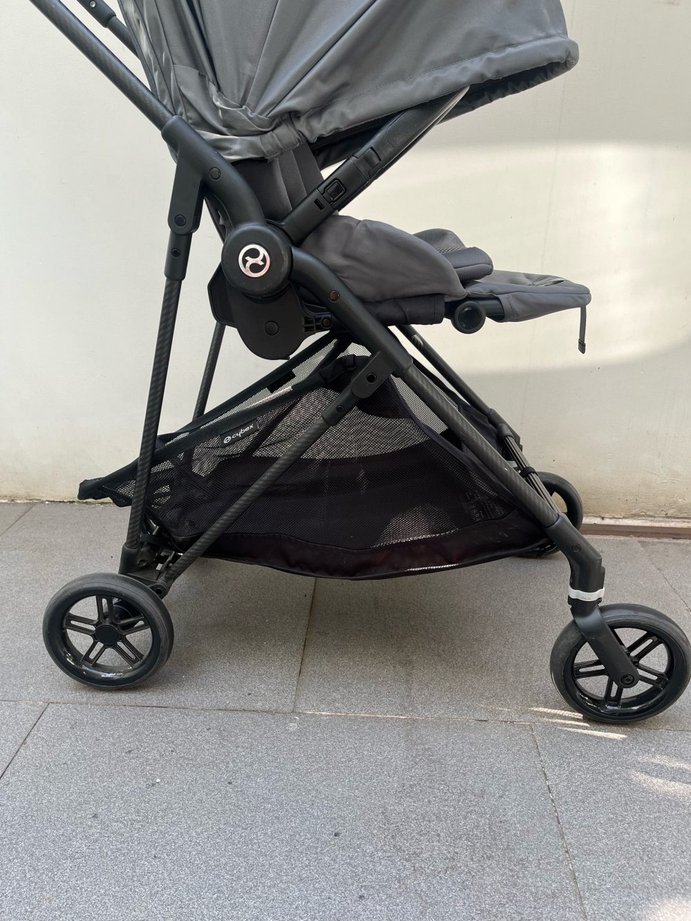 Xe đẩy Cybex melio carbon 3 màu xám ( size: sơ sinh-> 15kg) kèm đệm sơ sinh - Ảnh 10