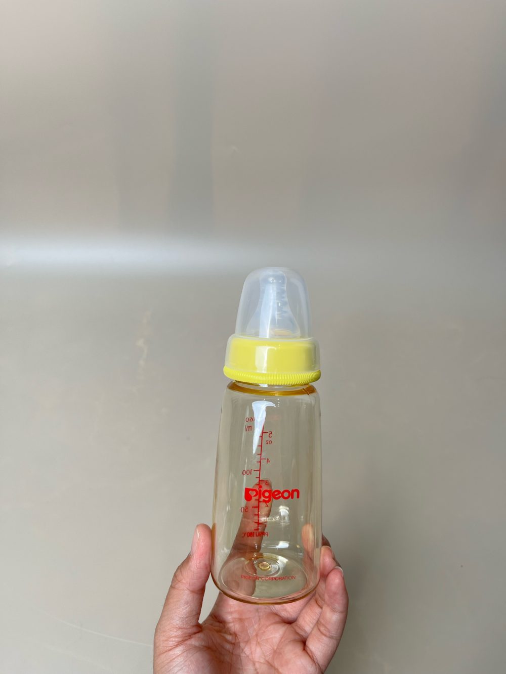 Set 2 bình sữa PPSU cổ hẹp Pigeon 160ml, 240ml ( no box) kèm núm ti size 4m+ - Ảnh 2