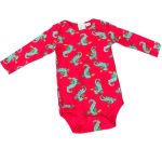 Bodysuit Zara họa tiết rồng màu đỏ (12-18m)