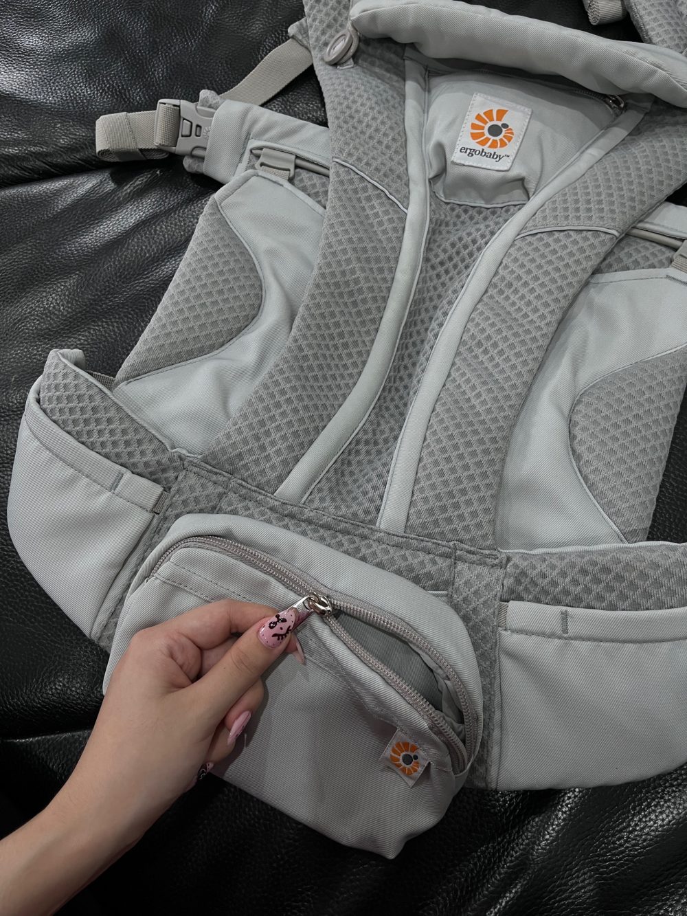 Địu Ergobaby Omni Breeze màu xám (0→4y ~ 3,2→20kg) - Ảnh 16