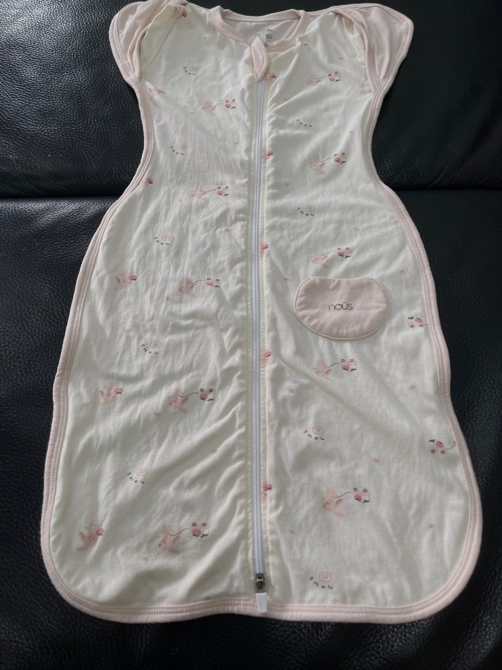 Set bộ bodysuit và nhộng chũn màu hồng Nous, tặng kèm chũn quấn sơ sinh (size 0->3m) - Ảnh 13