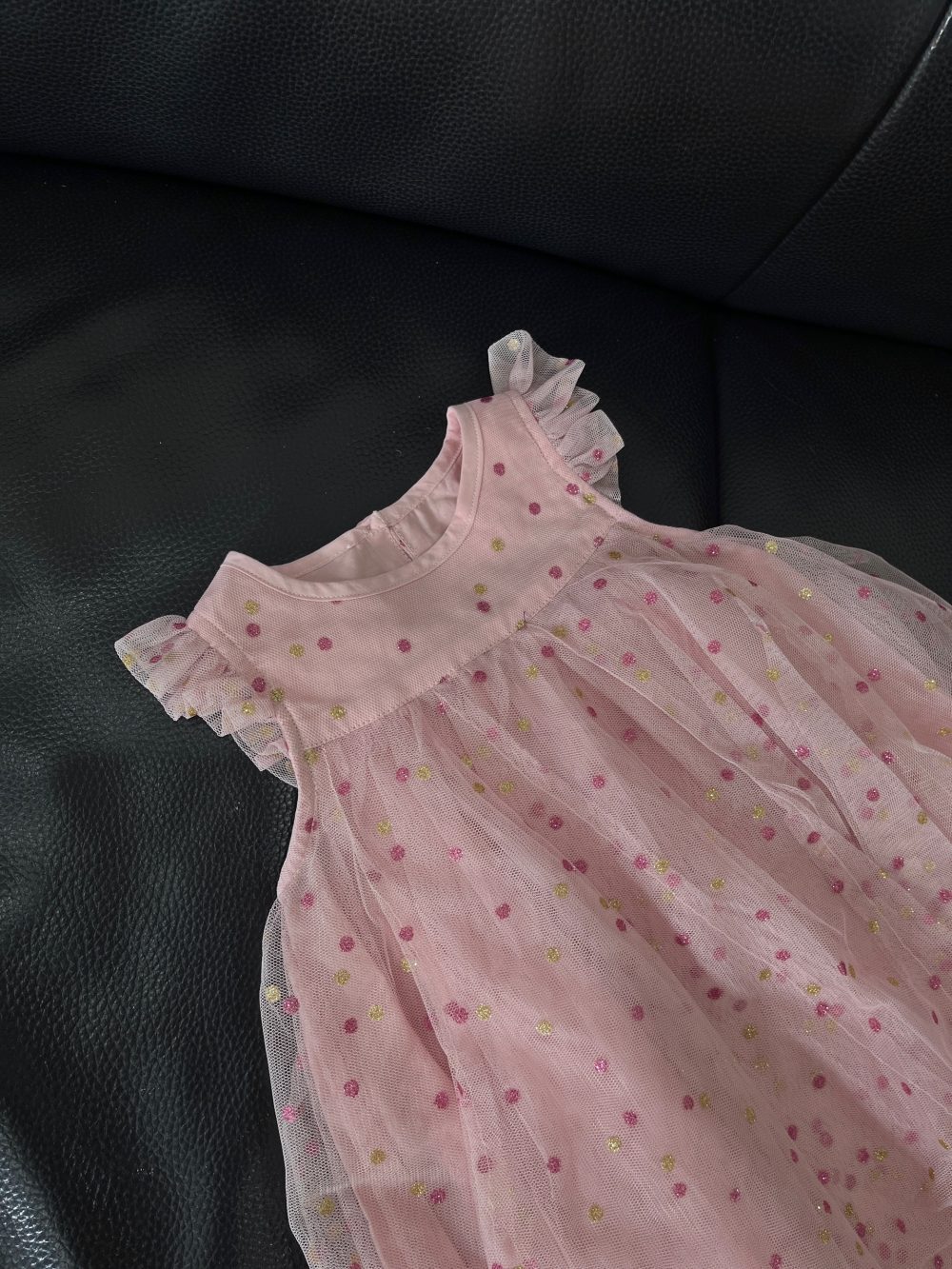 Váy Copenhagen Delights Isabella Baby Girl màu hồng (9→12m) còn tag - Ảnh 2