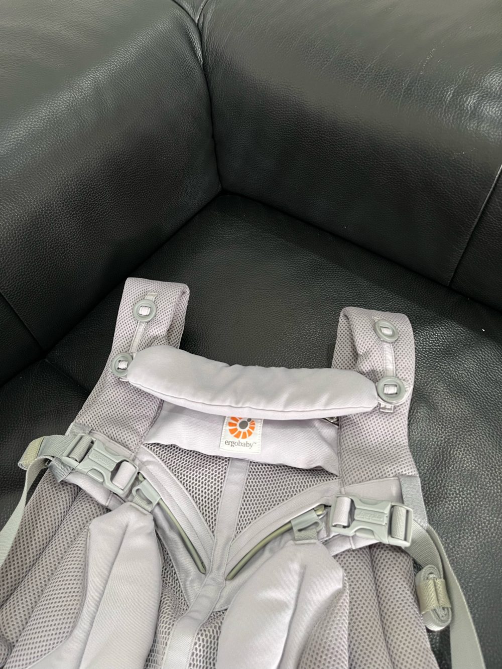 Địu Ergobaby Omni 360 Cool Air Mesh, Pearl Grey ( size:0->48m~ 3kg2->20kg) - Ảnh 8