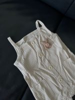 Bộ yếm rời kèm áo cộc tay La Pomme màu nâu (size 6→9m) - Ảnh 4