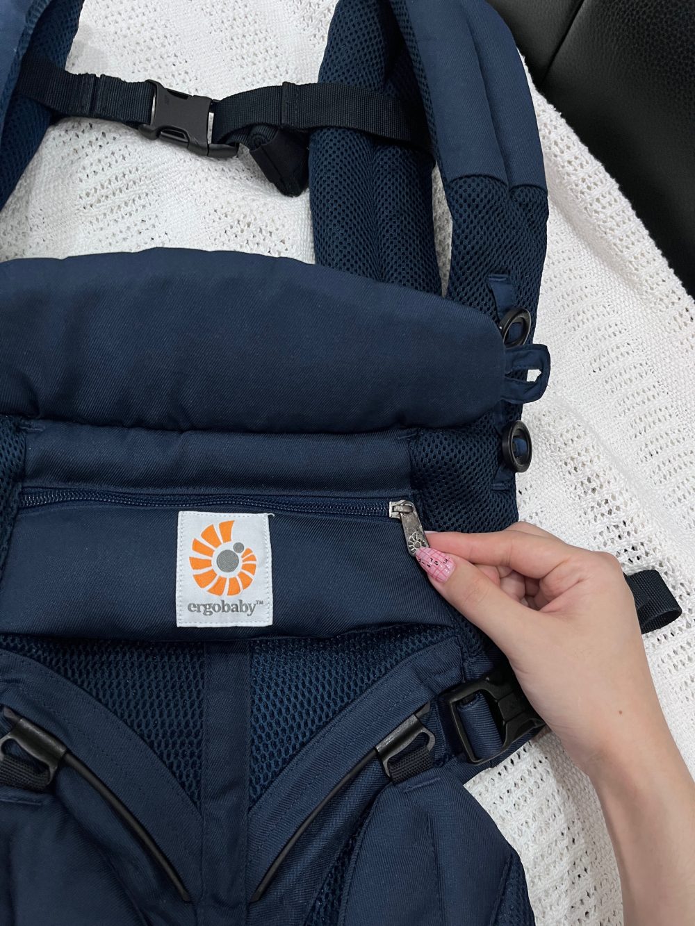 Địu Ergobaby Omni 360 Cool Air màu xanh (0→4y ~ 3,2→20,4kg) - Ảnh 18