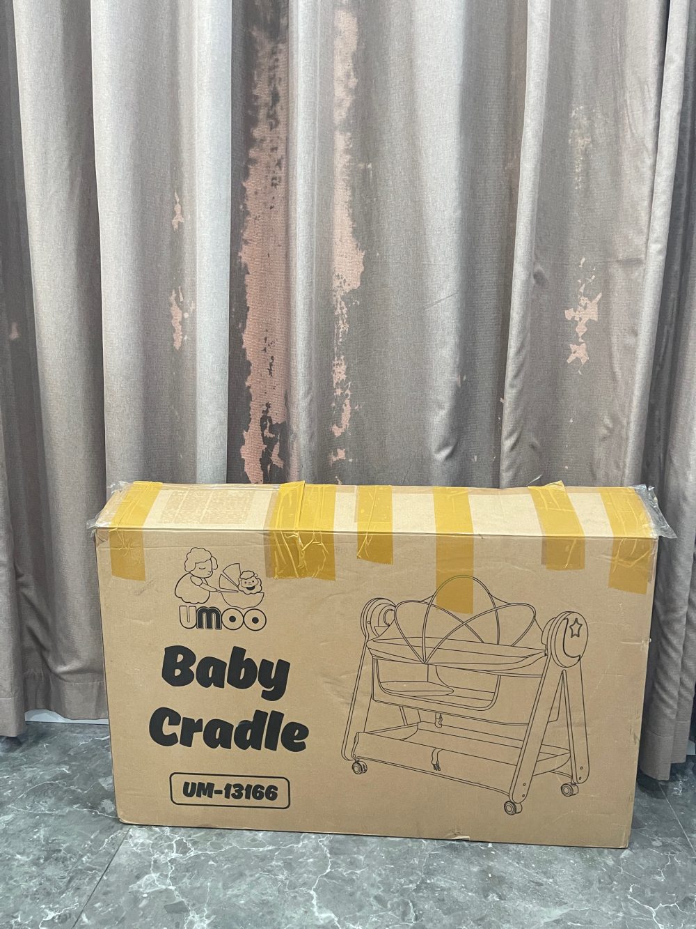 Nôi điện Umoo UM-13166 màu xám (0->24m, full box) - Ảnh 21