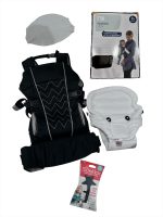 Địu 4 tư thế Mothercare ( size: Sơ sinh-> 15kg) tặng kèm dây đeo đa năng Lil' Sidekick