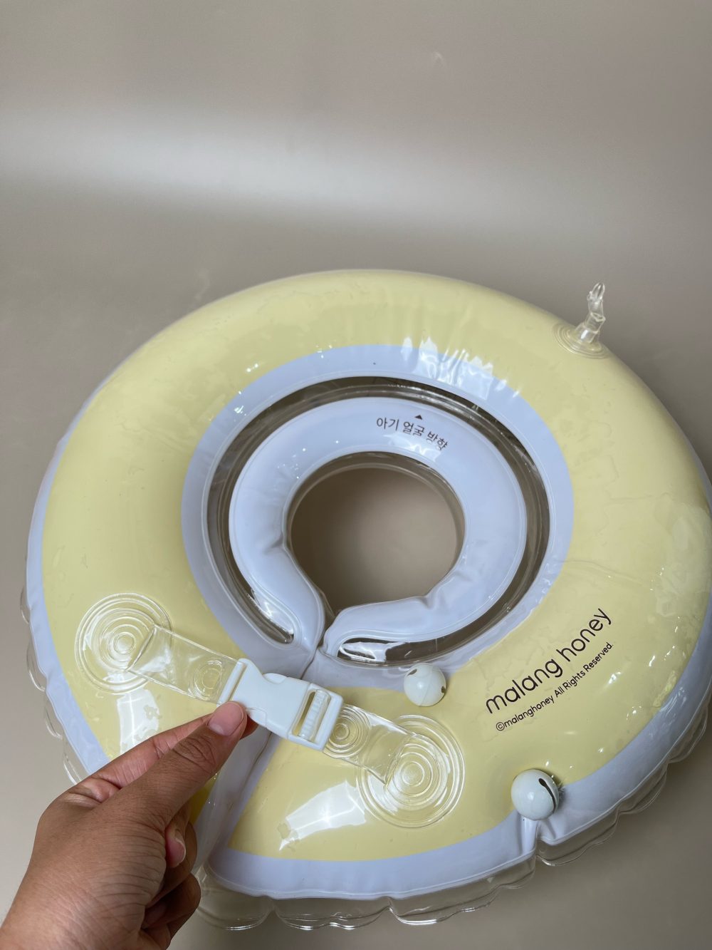 Phao bơi Malang Honey kèm vỏ bông mềm ( size: sơ sinh-> 18m, đường kính 9cm) - Ảnh 13