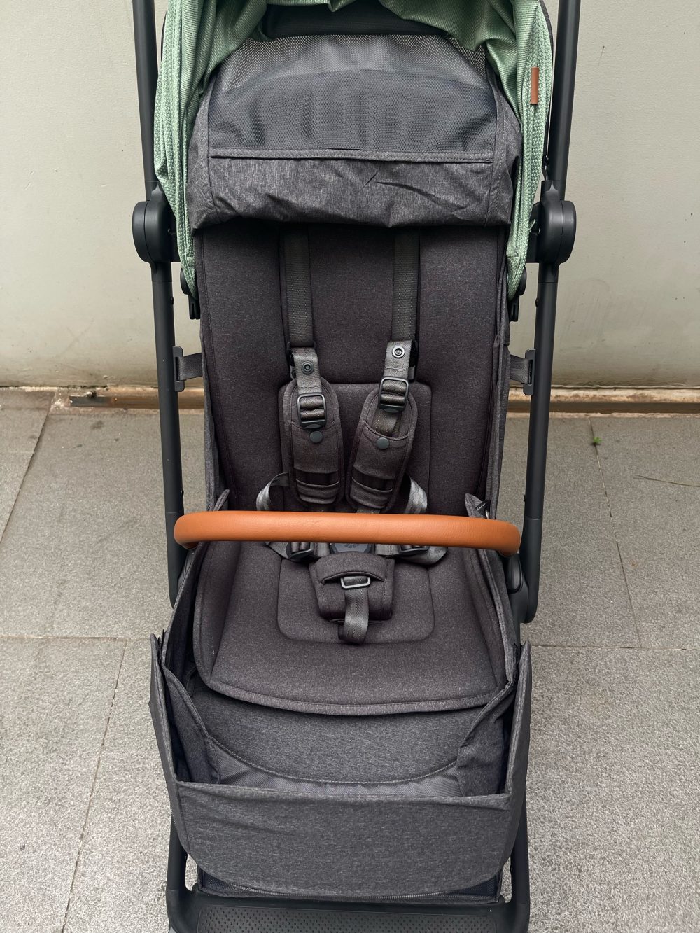Xe đẩy Ergobaby Metro 3 Deluxe màu xanh xám ( size: 0->4m, tối đa 22kg) - Ảnh 2