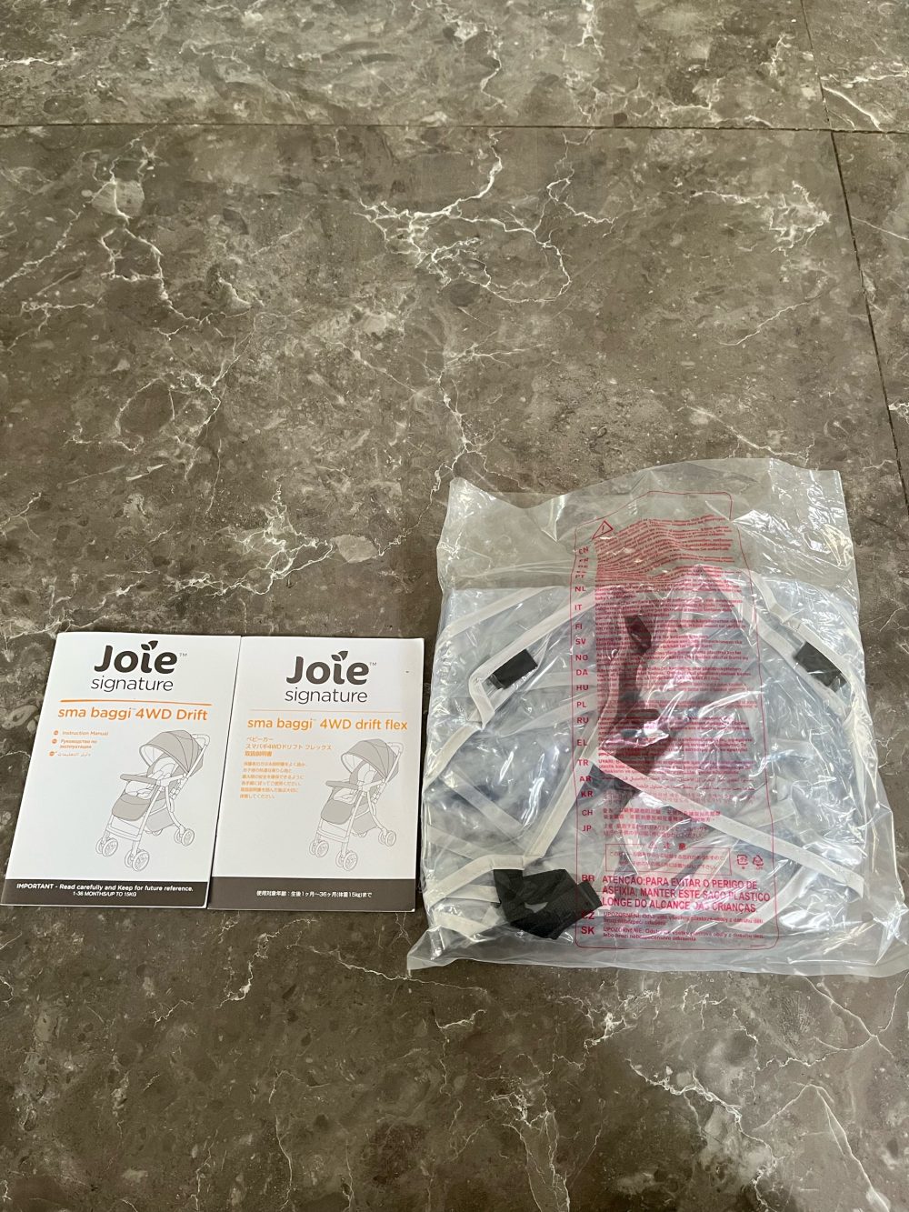 Xe đẩy Joie SMA Baggi 4WD Drift - Carbon ( size: sơ sinh->15kg) - Ảnh 15