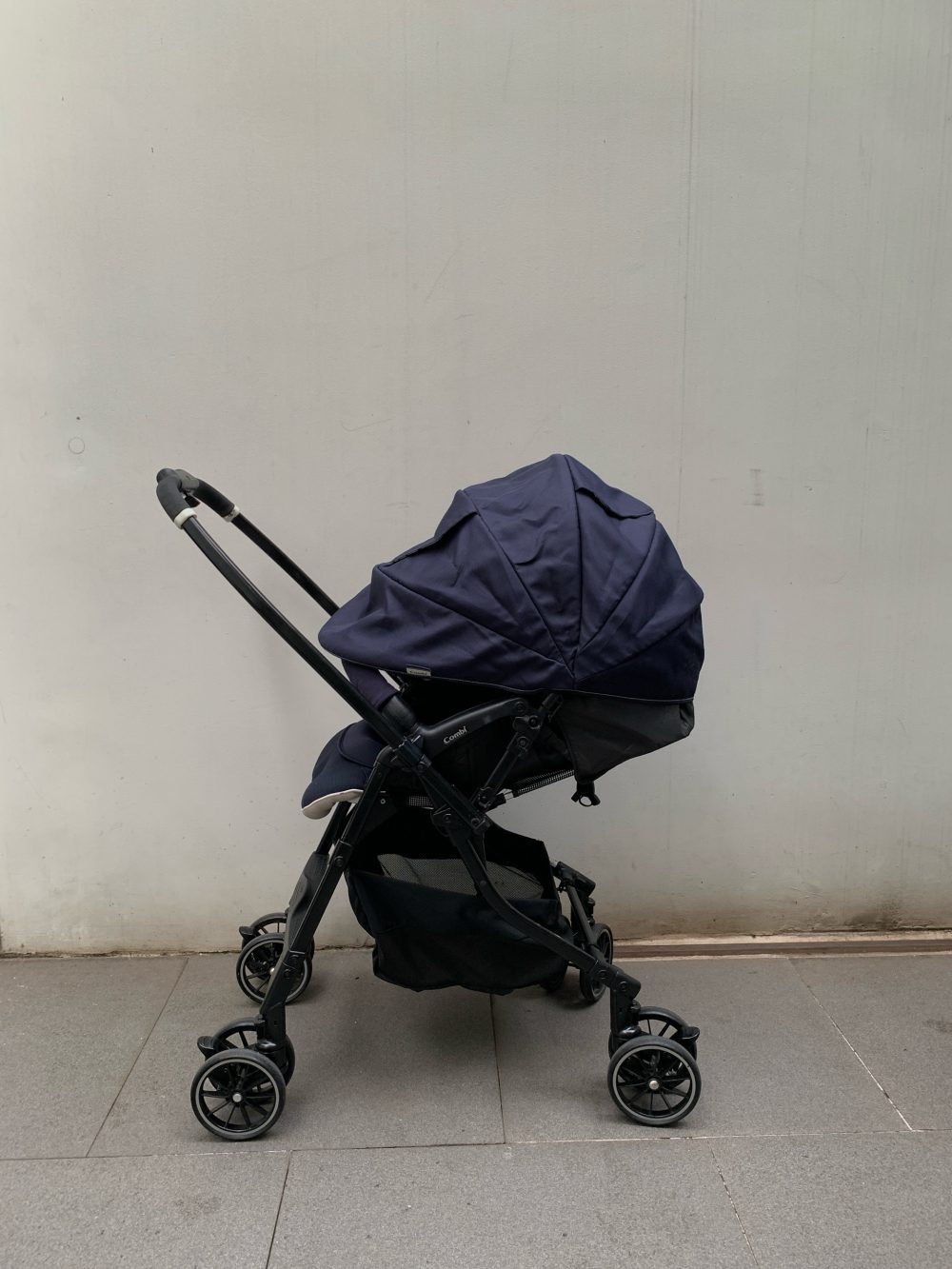 Xe đẩy Combi Mechacal Handy 4Cas màu xanh navy (sơ sinh-15kg~36 tháng) - Ảnh 26