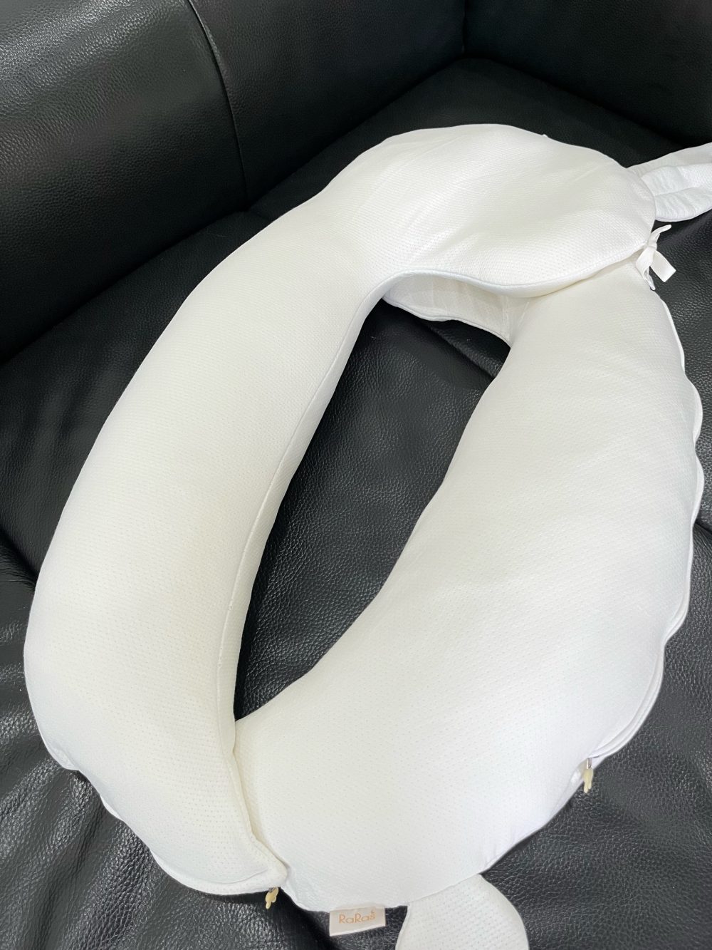 Gối thỏ Raras vải bamboo màu trắng ( size: 2m→2y) - Ảnh 2