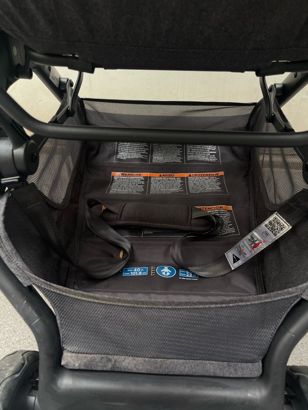 Xe đẩy Ergobaby Metro 3 Deluxe màu xanh xám ( size: 0->4m, tối đa 22kg) - Ảnh 3