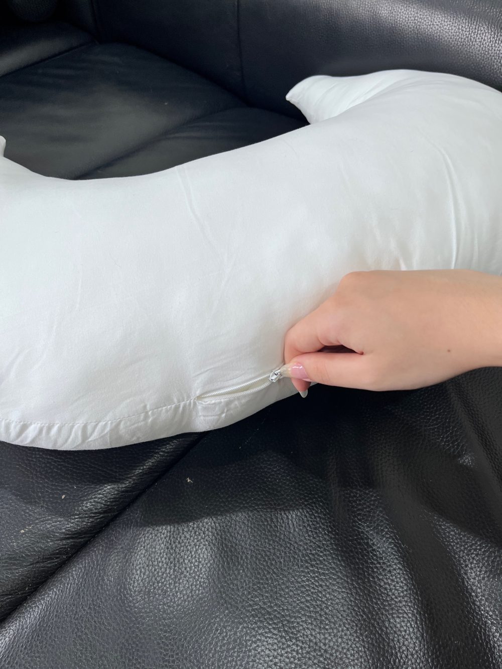 Gối hỗ trợ cho bé ti Gubei màu trắng - Ảnh 3