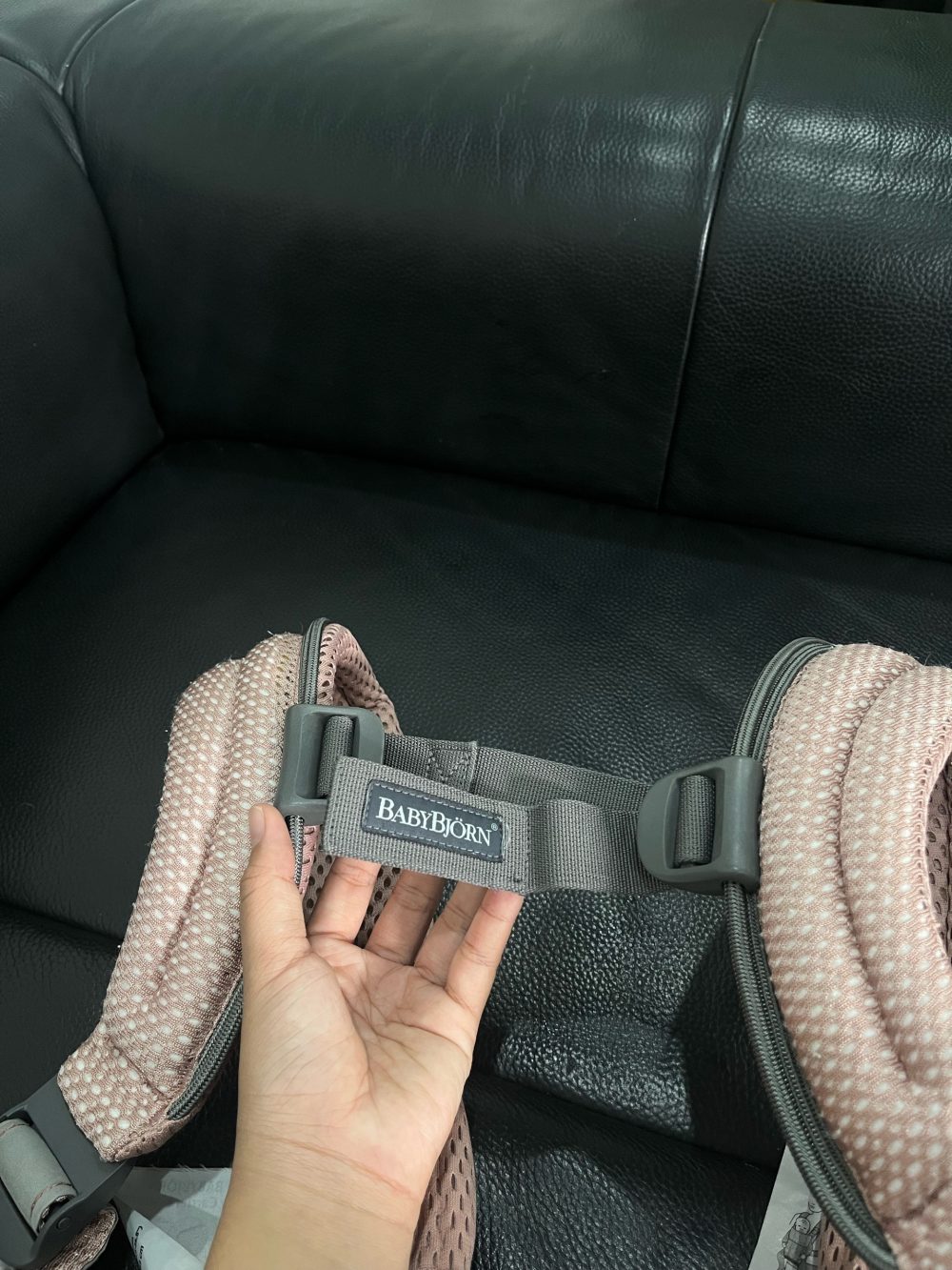 Địu Baby Bjorn Harmony dusty pink (size: 0->3y ~ 3kg2->15kg) - Ảnh 3