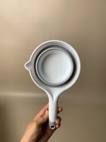 Set 4 món thau tắm, tựa lưng, ca tắm, mũ tắm màu xám, trắng - Ảnh 16
