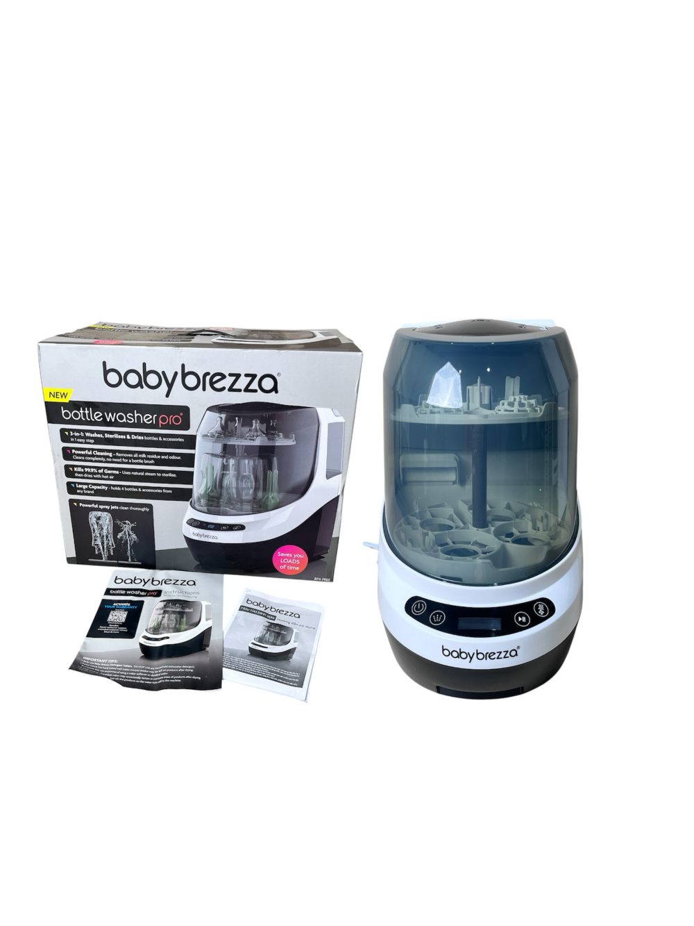fe9a1773faf744cc8093571b90757838 Máy rửa bình sữa Baby Brezza - BH 19/01/2027 (full box) - Ảnh 1