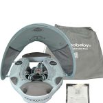 Phao bơi ngực Mambobaby màu xanh hoạ tiết bọ rùa có mái che ( size: 3->24m~ 6->18kg)
