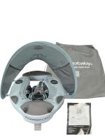 Phao bơi ngực Mambobaby màu xanh hoạ tiết bọ rùa có mái che ( size: 3->24m~ 6->18kg)
