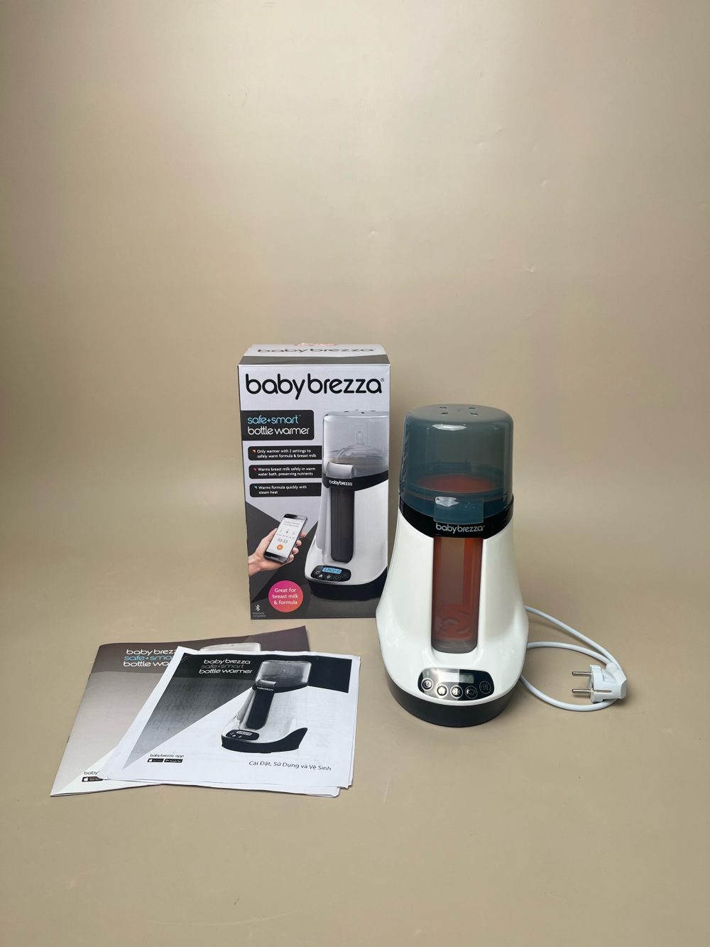 Máy hâm sữa Baby brezza màu trắng có bluetooth ( full box) - Ảnh 8